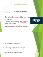 Active and Passive Voice: Study These Sentences
