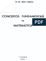 Conceitos Fundamentais Da Matemática by Bento de Jesus Caraça