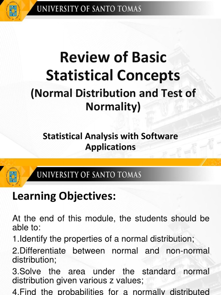 Normal Distribution and Test of Normality | PDF | Normal Distribution ...