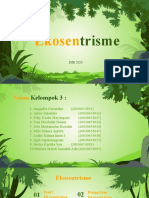 Kelompok 3 - PSB20 - PPT KSDAL Ekosentrisme