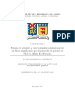 Puesta en Servicio Y Configuración Operacional de Un Filtro Clarificador para Remoción de Plomo en Pls en Planta Ecometales