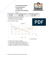 Ejercicios de Microeconomía - Examen Final