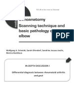 Sonoanatomy Scanning Technique and Basic Pathology of The Elbow