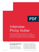 Interview-Philip Kotler (Interviewed by Stuart Crainer) 2004