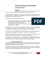 Chap Ii Les Principes Fondamentaux Du Management