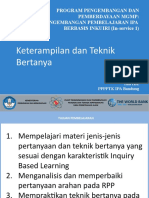 4. Keterampilan Dan Teknik Bertanya