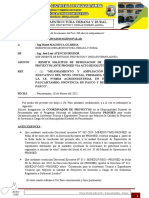 INFORME N°052-2021-MDPGIURSGEPyUFJL  -  REMITO DESIGNACION DE COORDINADOR