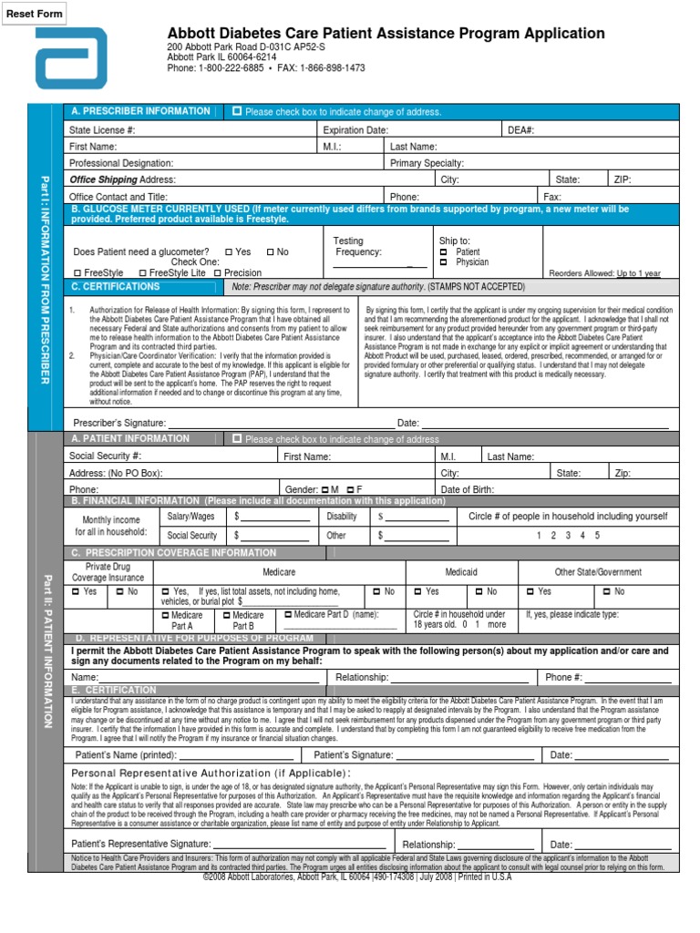 Abbott Diabetes Care (PDF Library) PDF Medicare (United States