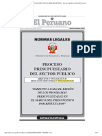 RESOLUCION DIRECTORAL #0030-2020-EF - 50.01 - Norma Legal Diario Oficial El Peruano
