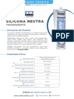 Ficha de Producto Silicona Neutra