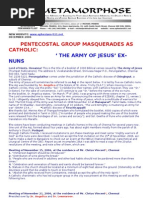 Download Army of Jesus pentecostals Masquerade as Catholic Nuns by Francis Lobo SN57543908 doc pdf