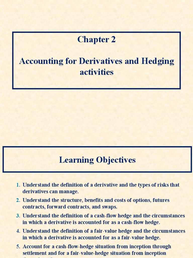Chapter 2Accounting For Derivatives and Hedging Activities PDF