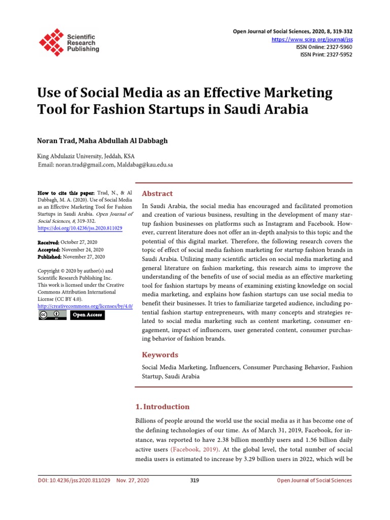 Use of Social Media As An Effective Marketing Tool | PDF | Popular ...