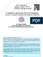 Group Theory and Spectroscopy Lecture 1 by DR Rajeev Ranjan