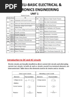 18Ees101J-Basic Electrical & Electronics Engineering: Unit 1