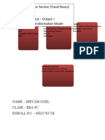 Tour Service (Travel Buses) Input - Output - Transformation Model