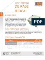 Ficha Tecnica - Caja de Pase Hermetica Jormen Ip65