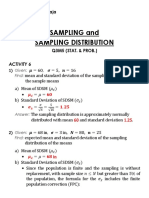 Sampling and Sampling Distribution: Grade 11-Kepler