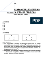Identifying Parameters For Testing in Given Real-Life Problems