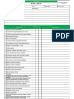 Formato de Inspeccion SIG Diaria CHECK LIST