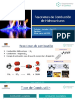 Clase 3 - Unidad I - Combustión de Hidrocarburos