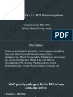 New Antibiotics For XDR Gram-Negatives: Escmid Elibrary © by Author