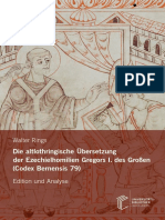 Die Altlothringische Übersetzung Der Ezechielhomilien Gregors I. Des Großen (Codex Bernensis 79)