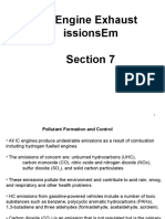 IC Engine Exhaust Emissions