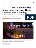 Buffalo, Jan. 6 and The Rise of Partisan Violence - These Scholars Saw It Coming