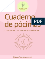 Cuaderno de Pócimas 13 Abuelas 13 Infusiones Mágicas