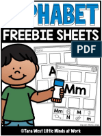 Alphabet Cut Sort and PasteSheets