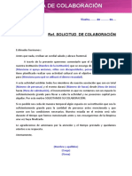 Carta de Colaboracion