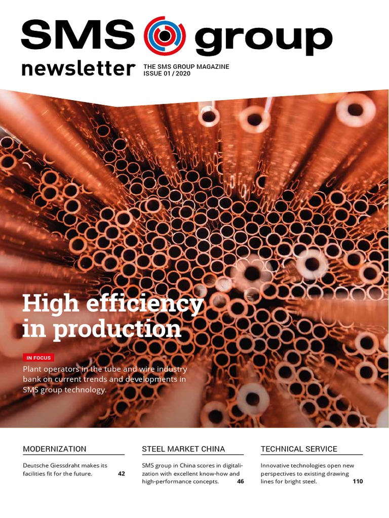 SMS Group Newsletter 1-2020 en 01 | PDF | Pipe (Fluid Conveyance ...