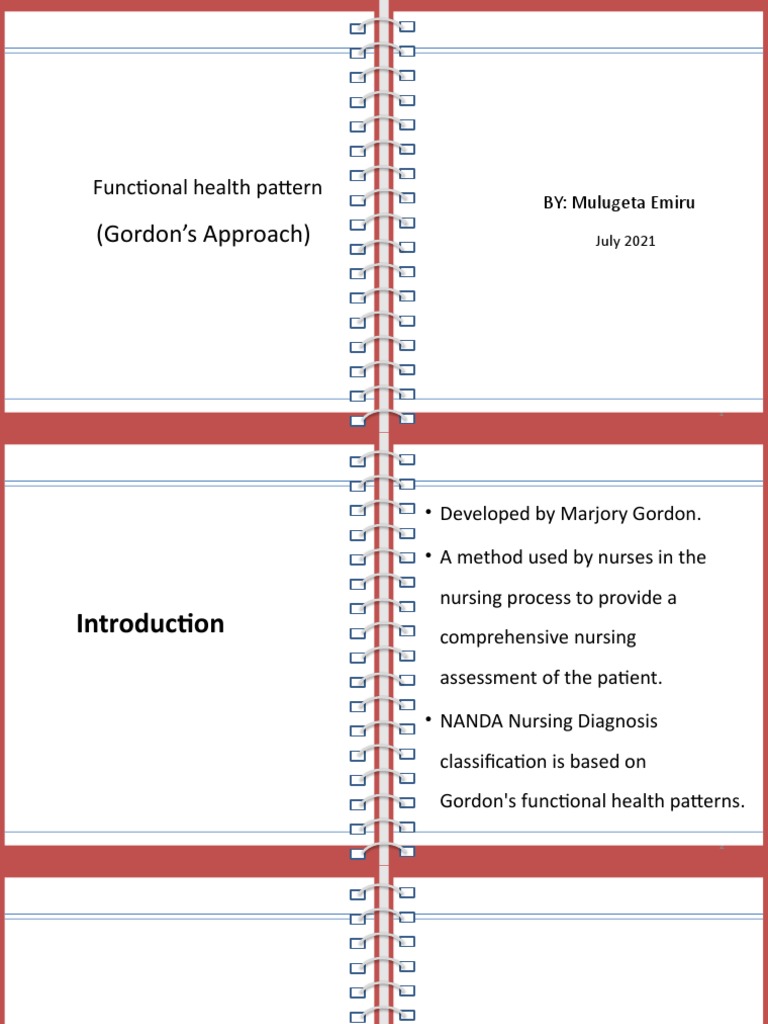 Gordon's Functional Health Patterns Overview | PDF | Self-Improvement ...