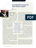 Diversity Journal - Creating Equitable Leaders To Maximize Human Capital - May/June 2011