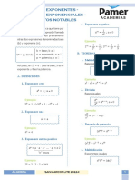 Álgebra - Fusión Reg 1 y 2 - Leyes de Exponentes - Ecuaciones Exponenciales - Productos Notables