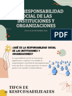 4.2 La Responsabilidad Social de Las Instituciones y Organizaciones