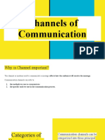 Channels of Communication