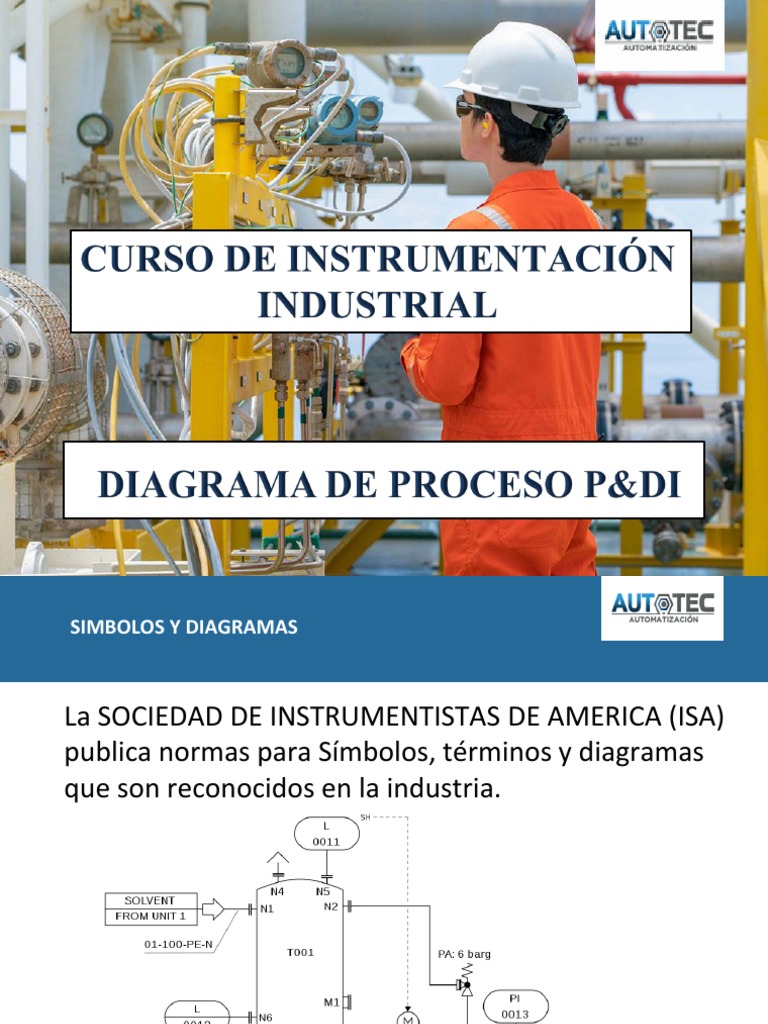 Sesion1. Norma ISA Diagrama PDI | PDF | Presión | Válvula