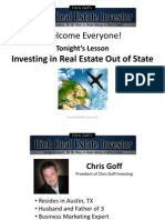 Buying Investment Property Out of State