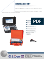 Electrofusion SPECIFICATIONS Barbara - Battery