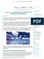 Diseño y Mantenimiento de Sistemas de Ventilación Hospitalario