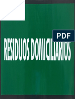 Residuos Domiciliarios - 12,5 X 30 CM