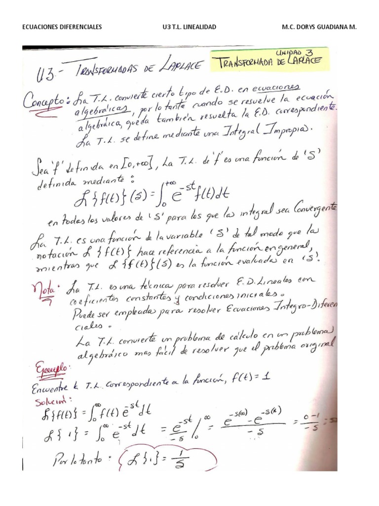 U3 T.L. Linealidad | PDF