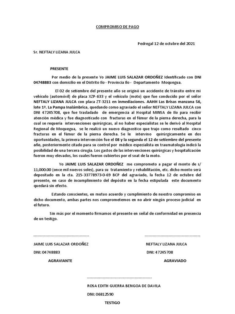 Compromiso | PDF