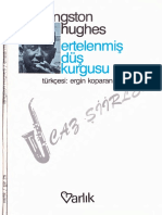 Langston Hughes Ertelenmiş Düş Kurgusu Caz Şiirleri Varlık Yayınları
