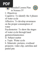 Detailed Lesson Plan in Science IV