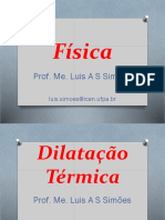 Dilatação Térmica - Cursinho - para PDF