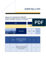 Matriz de La Caracterizacion Ambienta - Espuma Contaminante en Mosquera (Bogota)