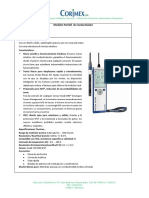 Medidor Portátil de Conductividad